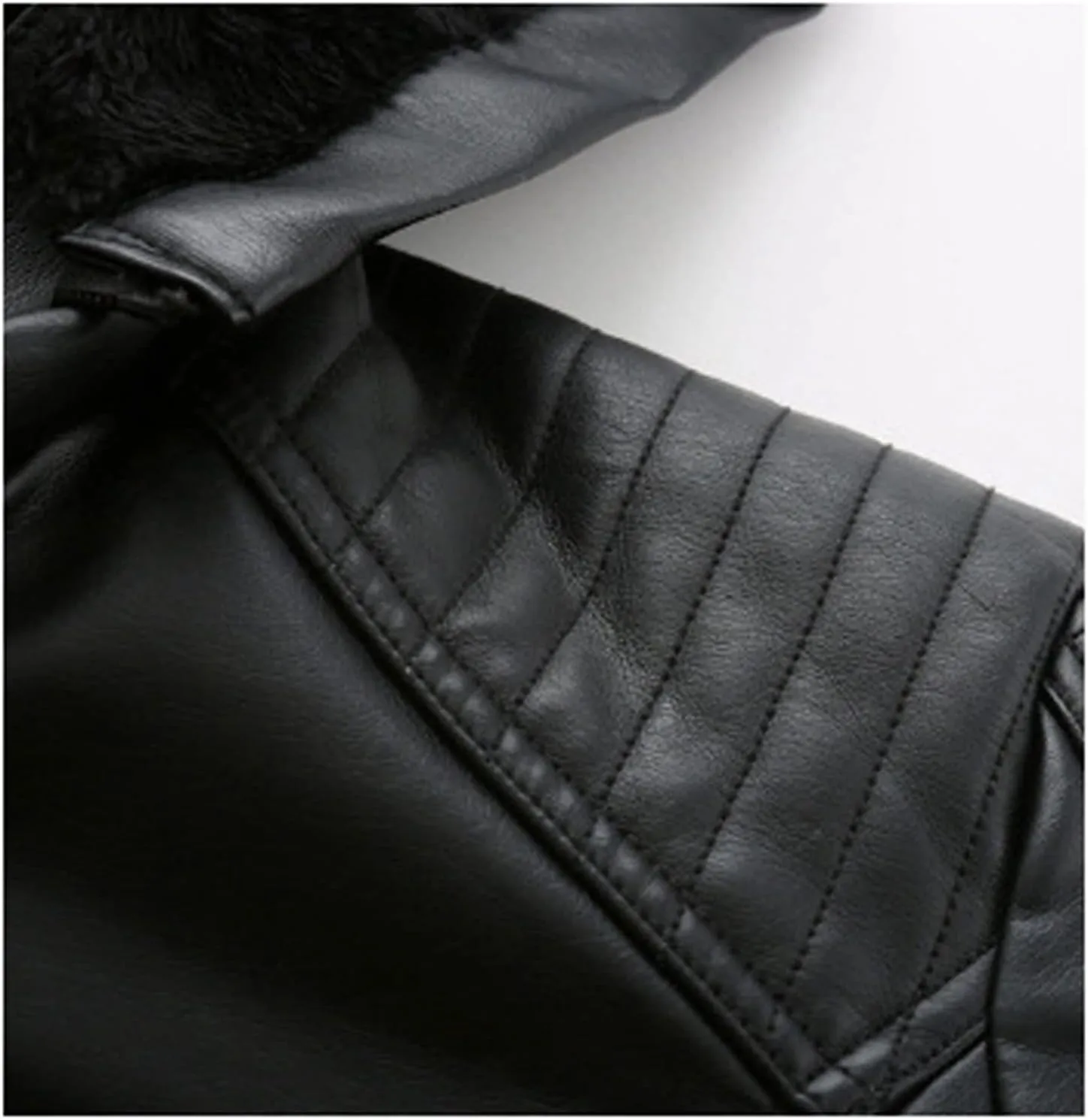 Women Jacket Autumn Winter Hooded Zipper Coat Women Thick Warm Faux Leather Jacket Lady Casual Moto Biker Outwear(XXXL)