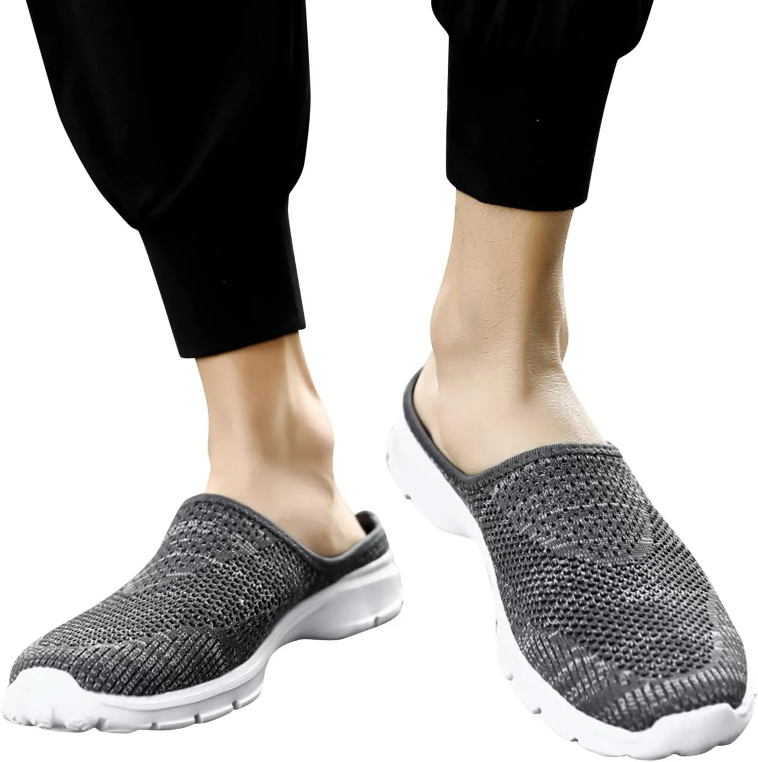 Women Mesh Sneaker Summer Slip On Casual Sneakers Comfortable Breathable Lightweight Walking Shoes with Arch Support