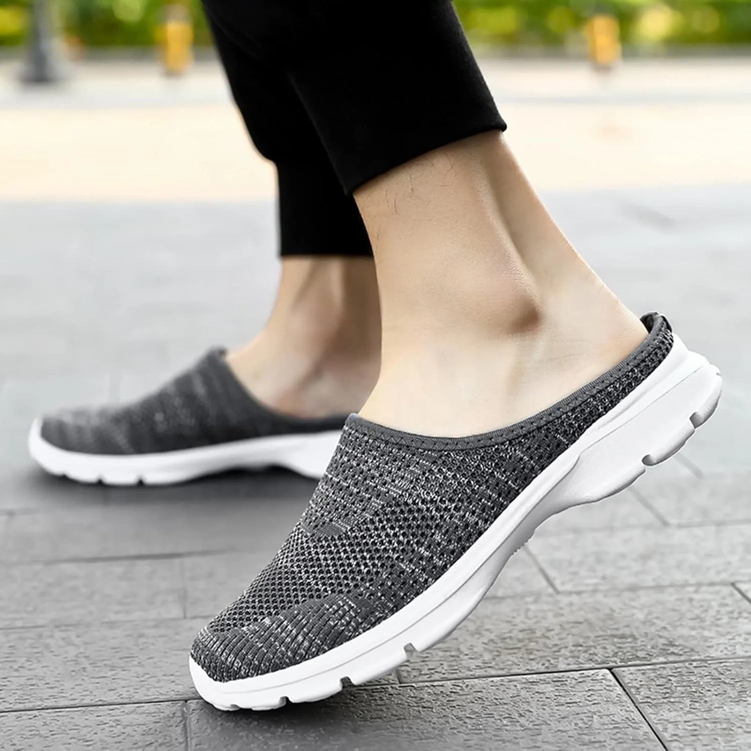 Women Mesh Sneaker Summer Slip On Casual Sneakers Comfortable Breathable Lightweight Walking Shoes with Arch Support