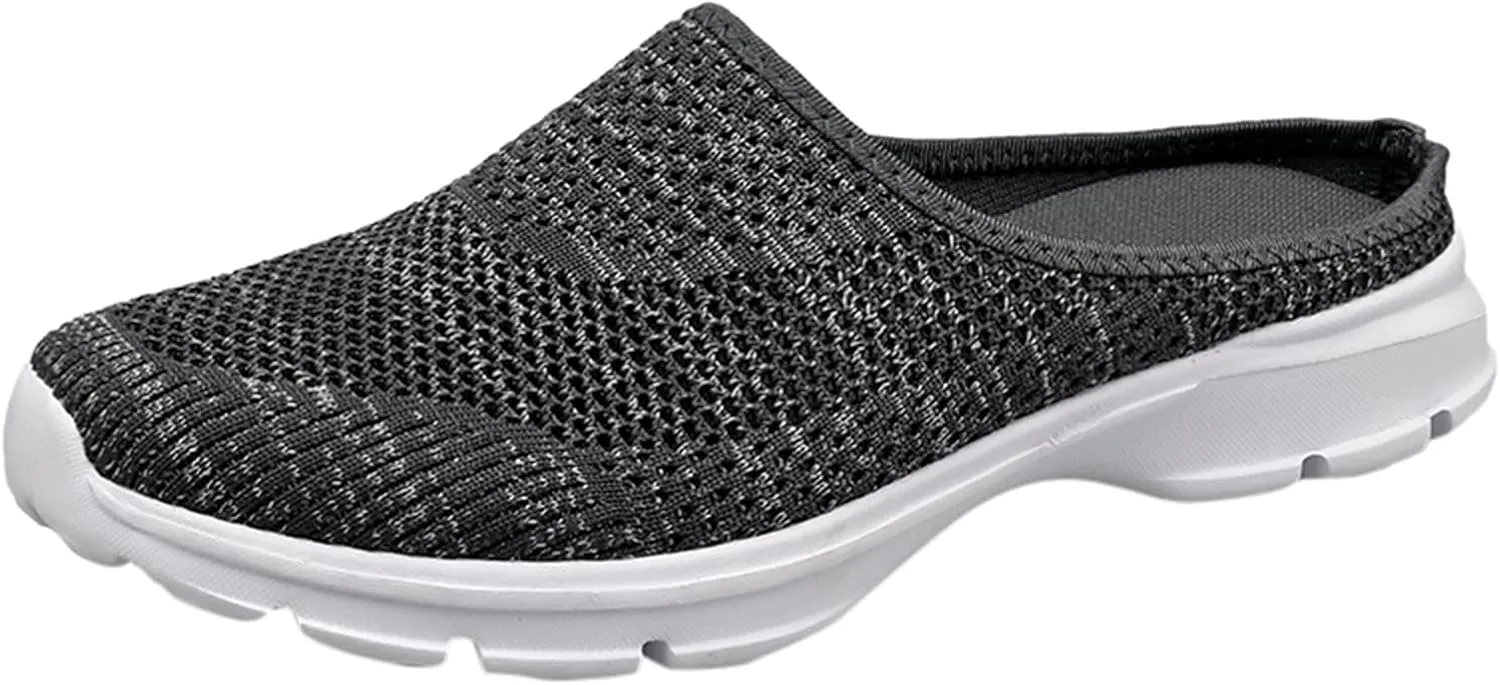 Women Mesh Sneaker Summer Slip On Casual Sneakers Comfortable Breathable Lightweight Walking Shoes with Arch Support