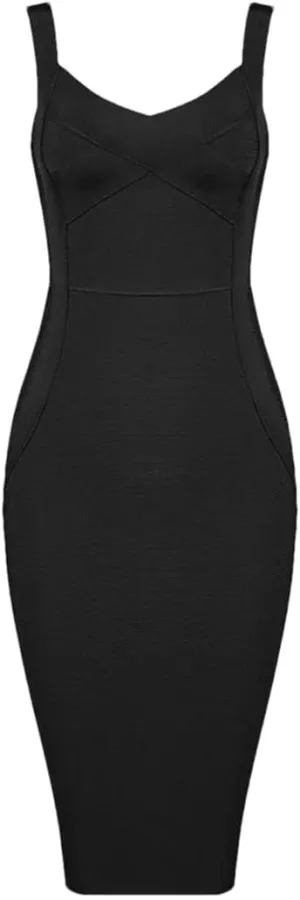 Women Pink Red Bodycon Knee Length Rayon Bandage Dress Evening Party Dress Vestidos
