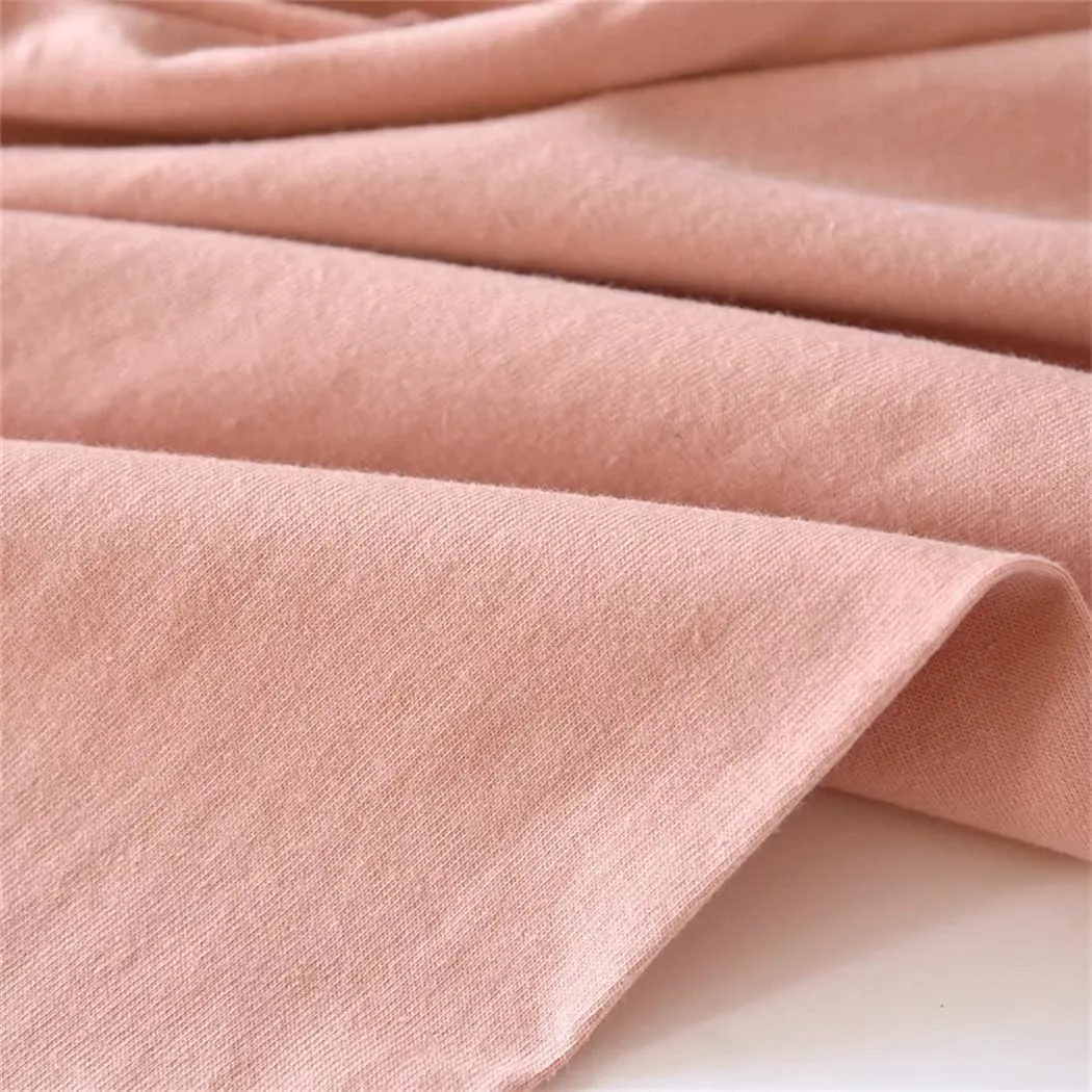 Women's Cotton Knitted 2-Piece Pajama Set Long Sleeve Spring Autumn Loungwear