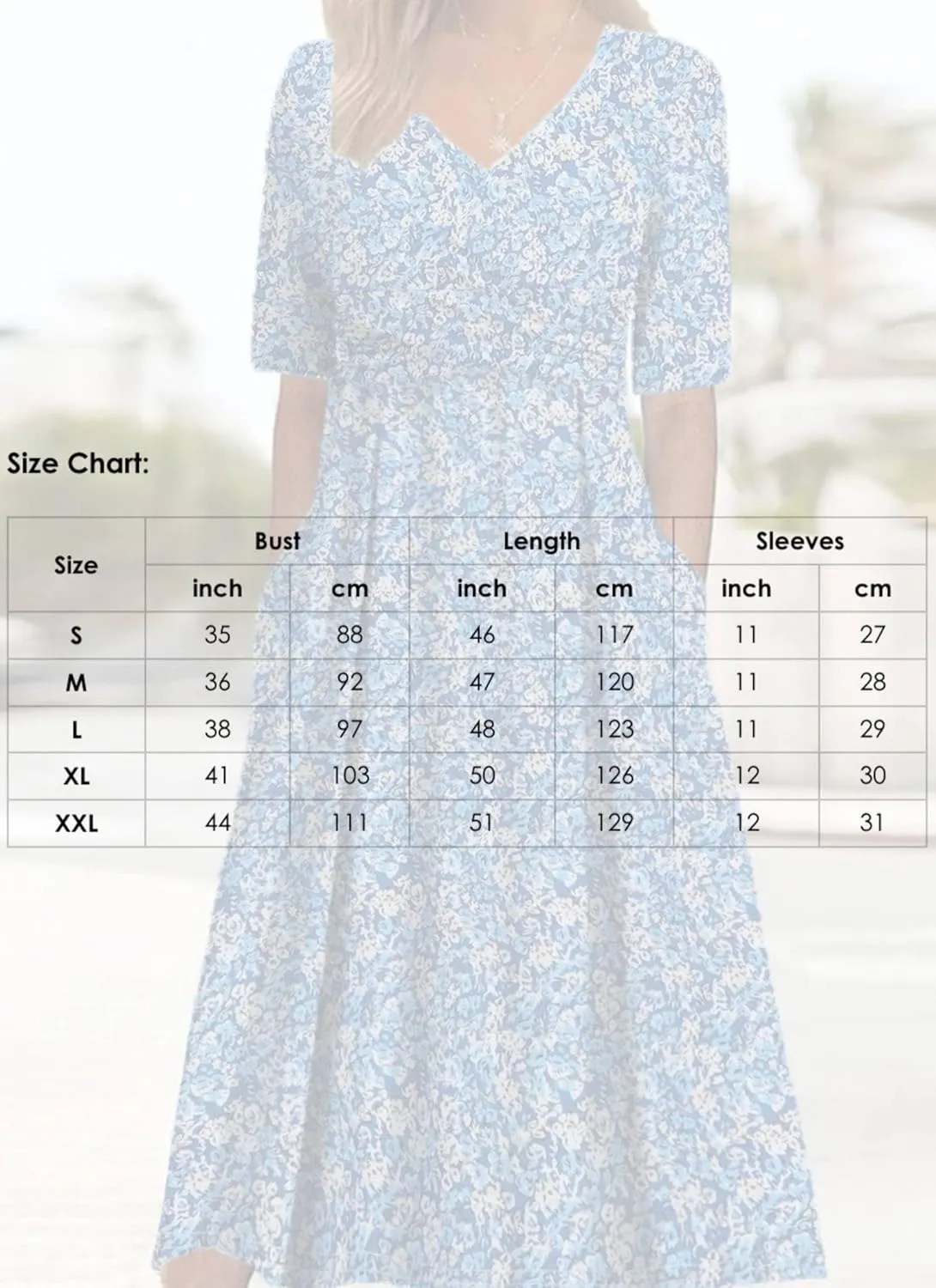 Women's Mint Green V-Neck Short Sleeve Plant Print Midi Dress with Side Pockets Elegant Casual Wear 2025 Summer Fashion