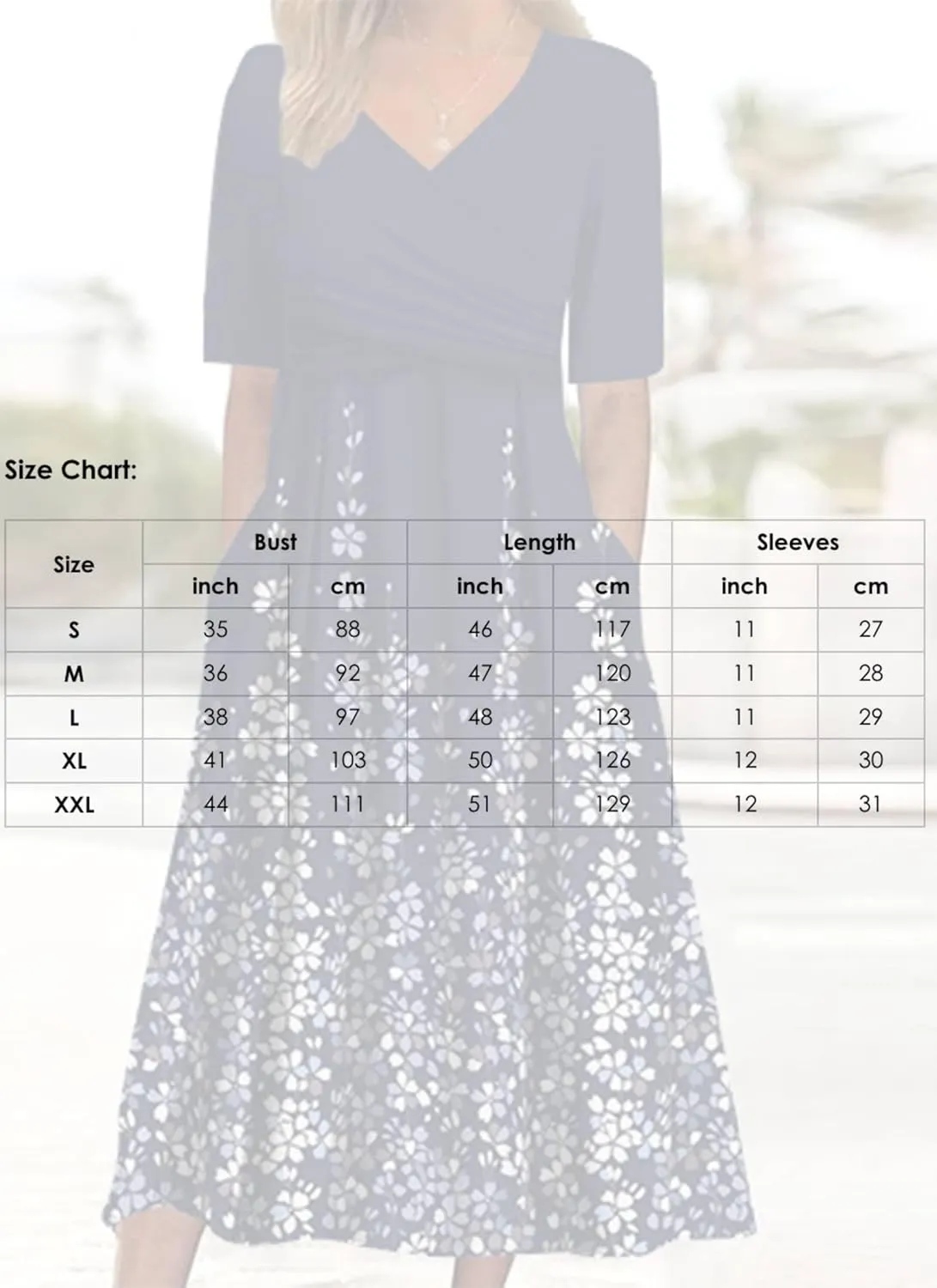Women's Mint Green V-Neck Short Sleeve Plant Print Midi Dress with Side Pockets Elegant Casual Wear 2025 Summer Fashion