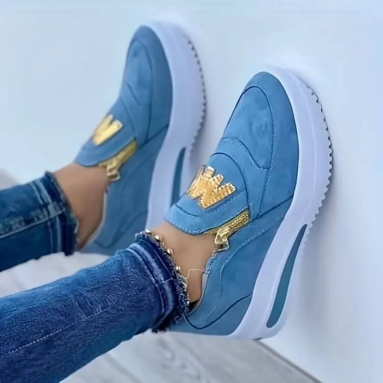 Women's Trendy Slip-On Canvas Sneakers