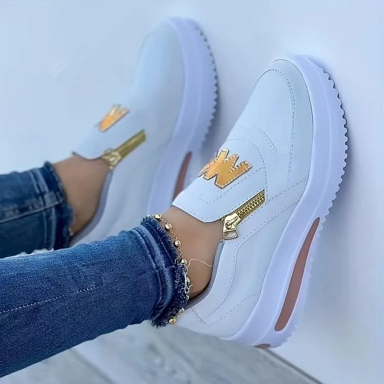 Women's Trendy Slip-On Canvas Sneakers