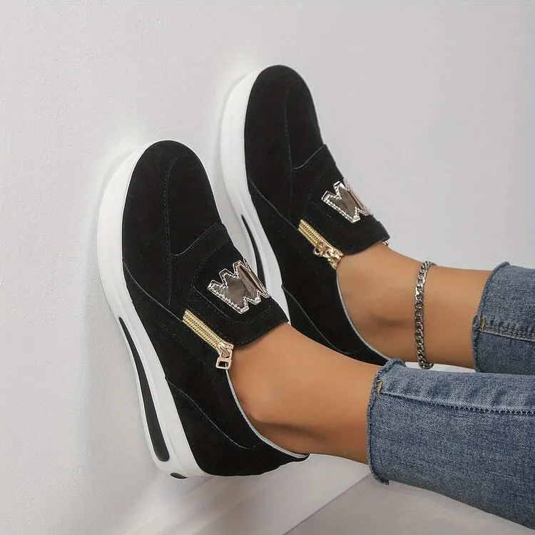 Women's Trendy Slip-On Canvas Sneakers