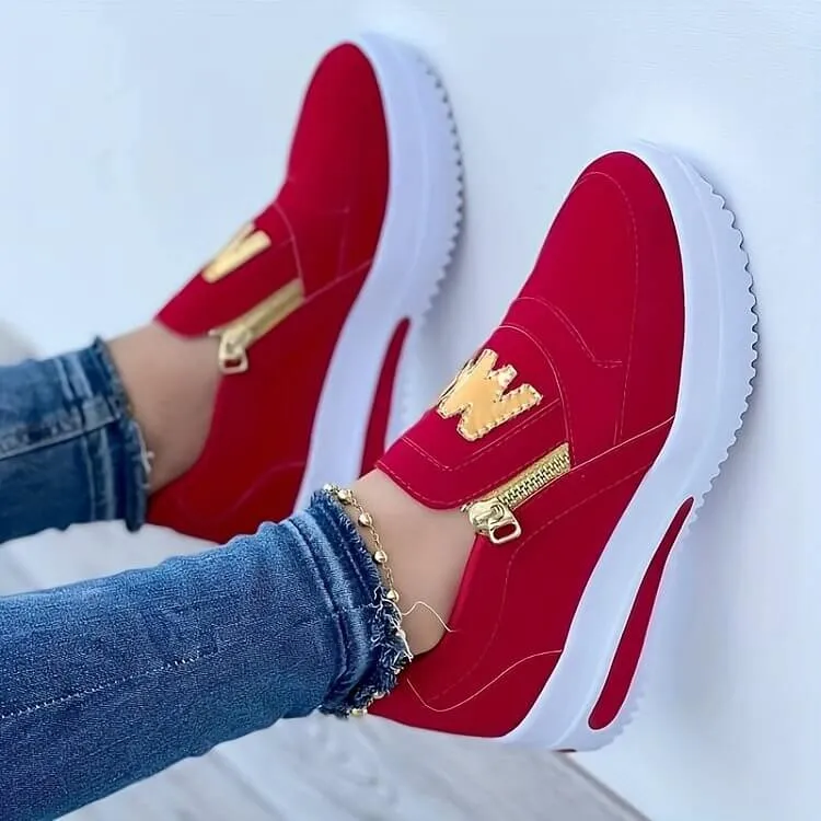 Women's Trendy Slip-On Canvas Sneakers