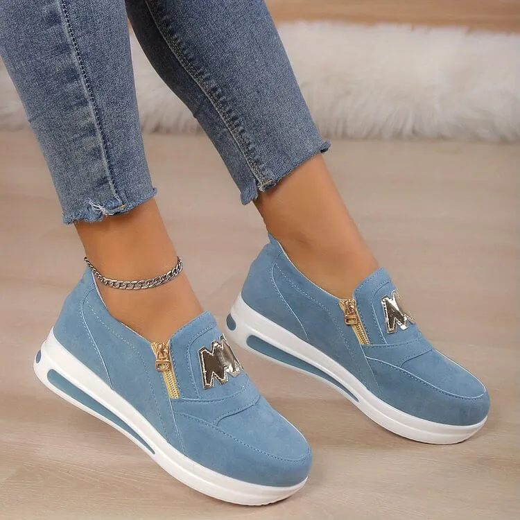 Women's Trendy Slip-On Canvas Sneakers