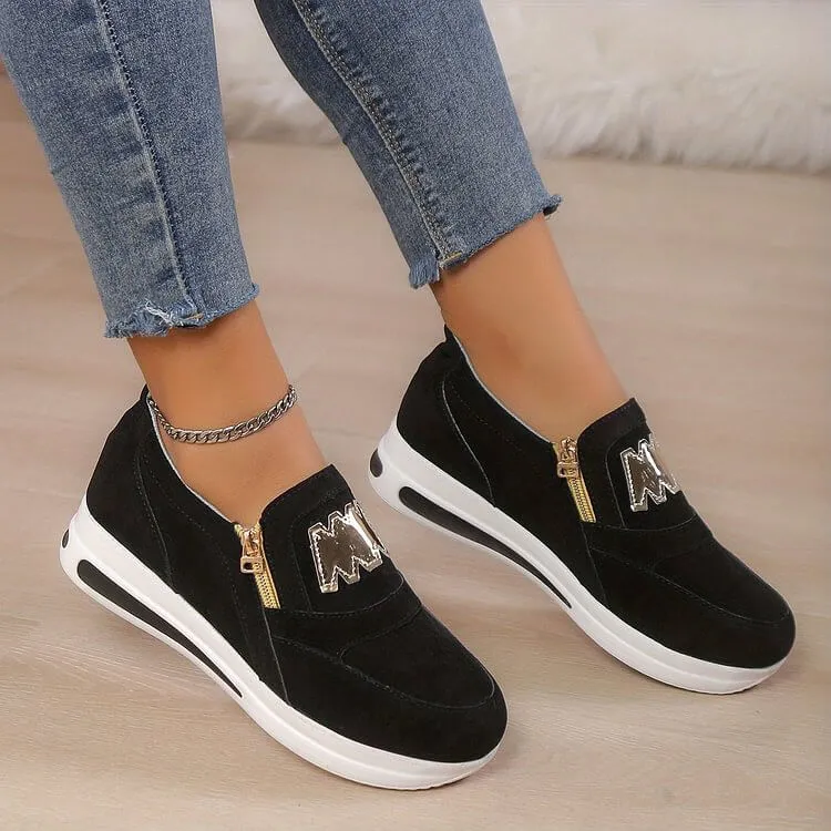 Women's Trendy Slip-On Canvas Sneakers