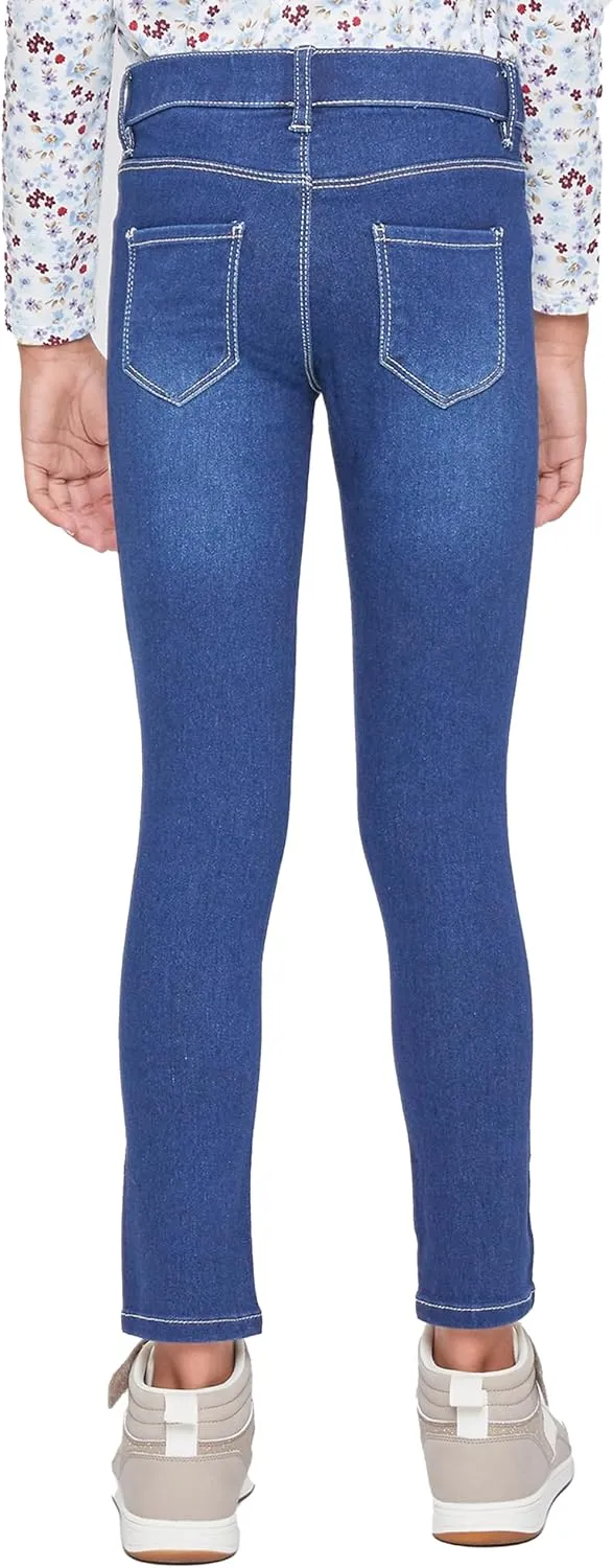YMI Girls Faux Front Pull-on Skinny Jeans