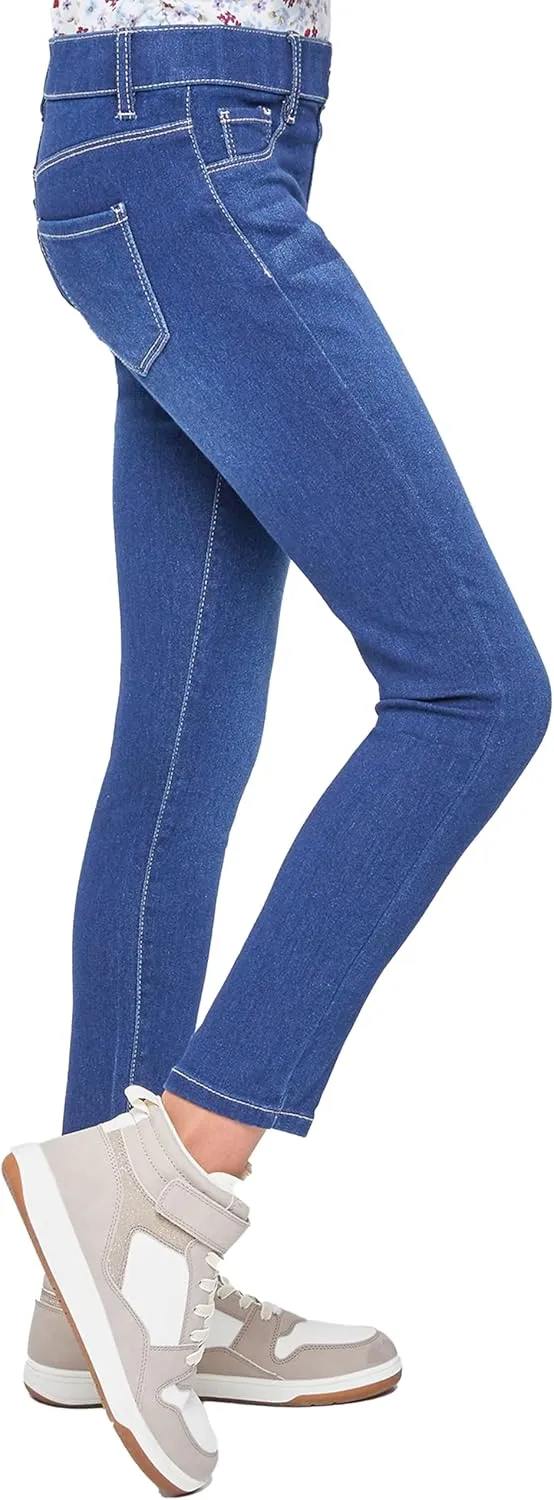 YMI Girls Faux Front Pull-on Skinny Jeans