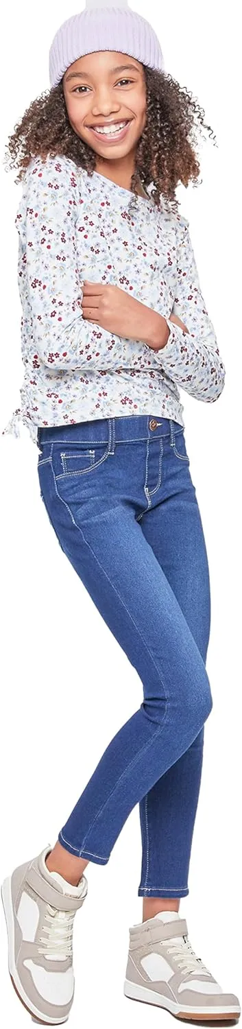 YMI Girls Faux Front Pull-on Skinny Jeans