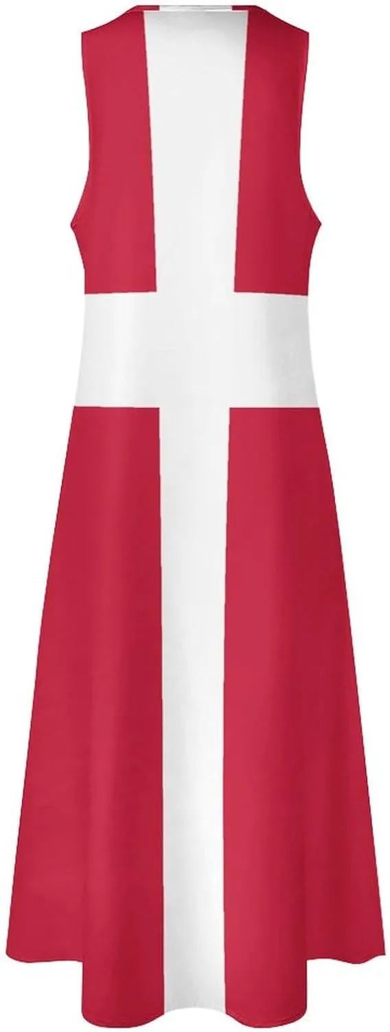 Zakqeik Australian Flag Summer Women's Sleeveless Long Dress Slim Fit Sleeveless Ankle Dresses