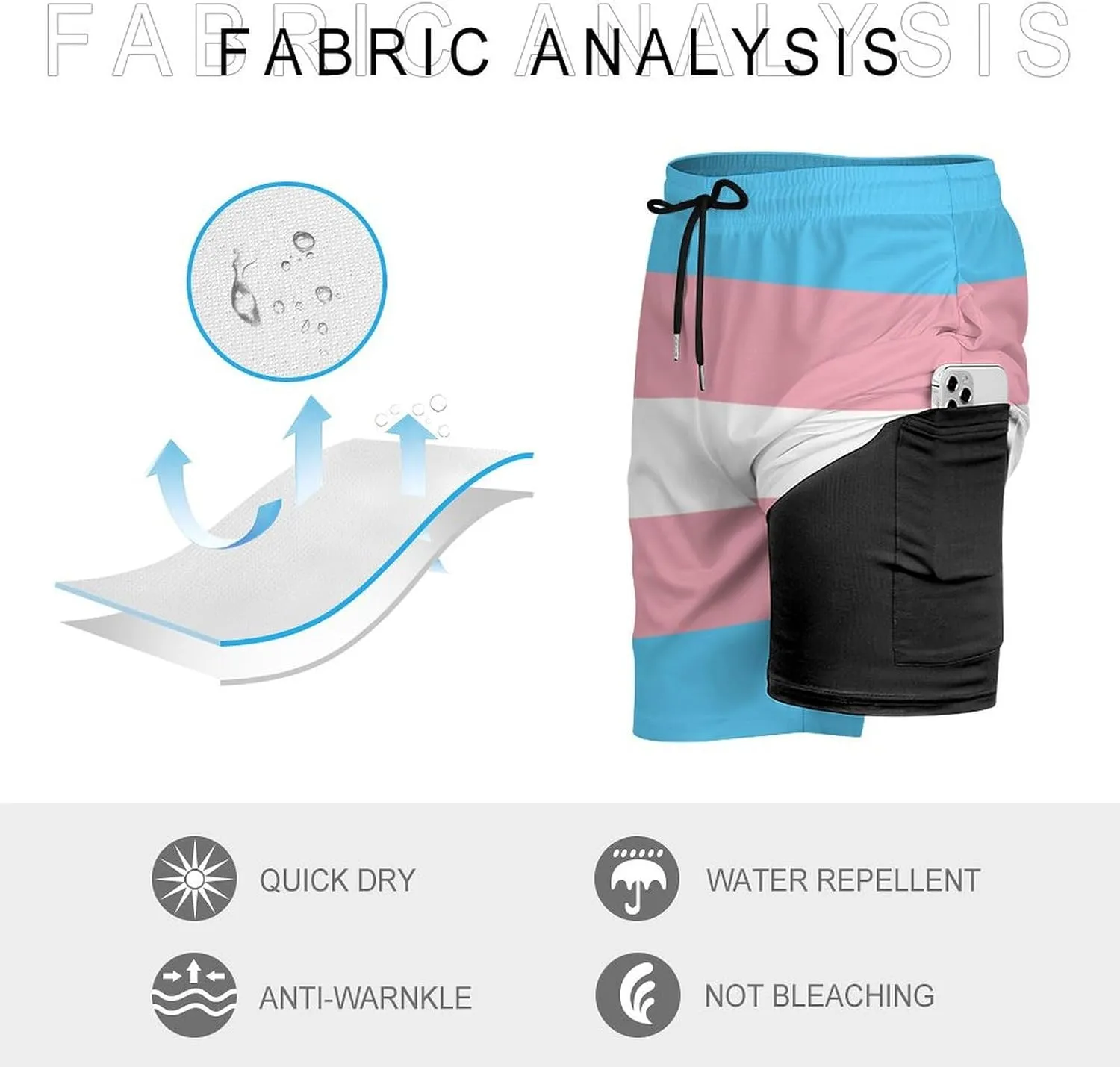 Zakqeik Italian Flag Mens Swim Trunks Quick Dry Swim Shorts with Pockets Funny Beach Shorts