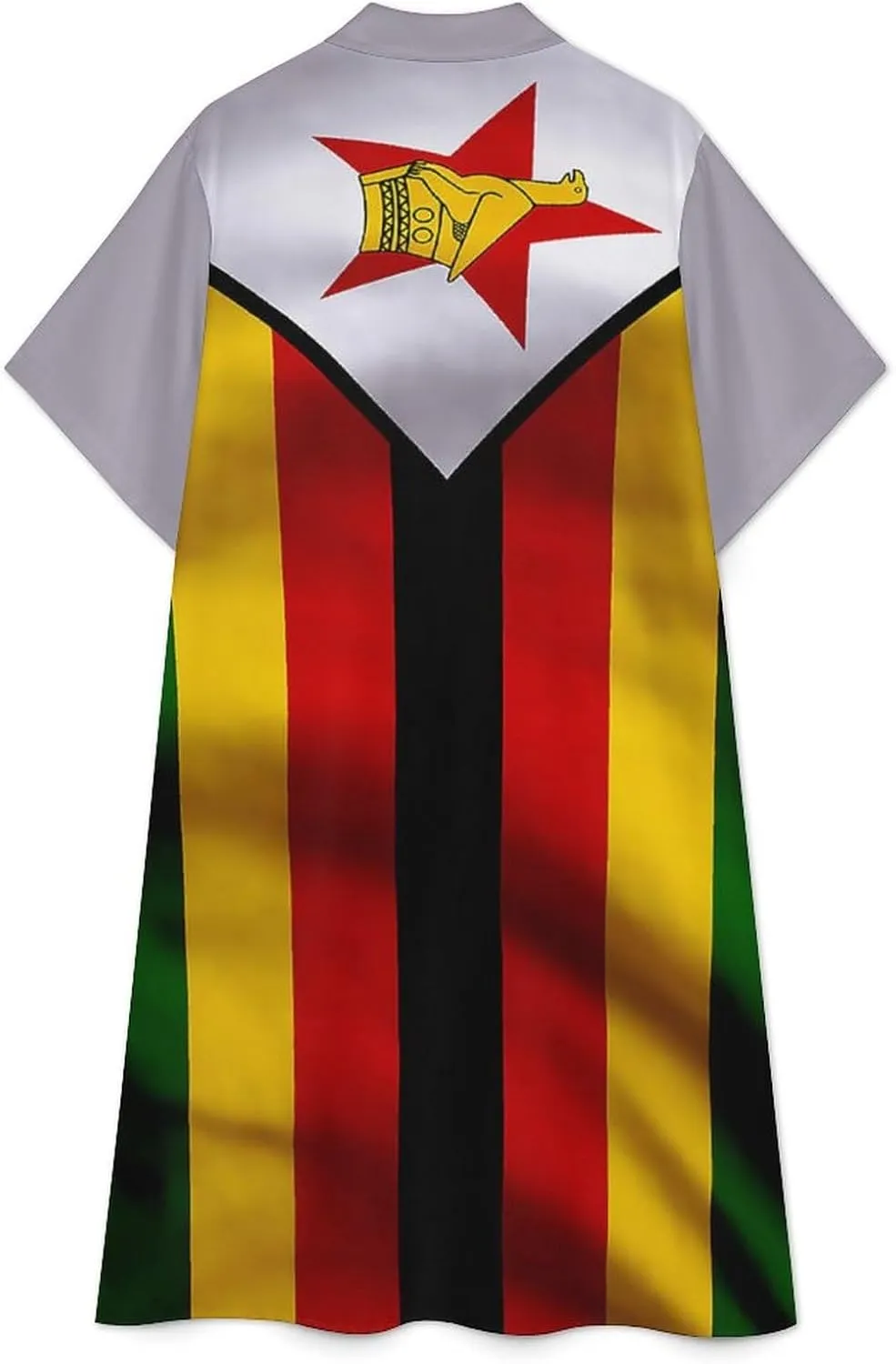 Zakqeik Maryland Flag Womens Button Down Shirt Dress Summer Short Sleeve Shift Dresses with Pockets